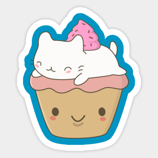 Cute and Kawaii Cupcake Cat T-Shirt